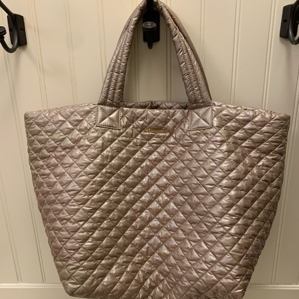 MZ Wallace Caramel Fleck Large Metro Tote